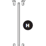 Ovalie 430 frame arc - reinforcement bar (width)