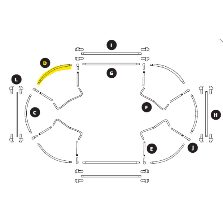 Ovalie 430 circular framework - Part D
