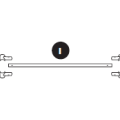 Arc armature Ovalie 360 - barre de renfort longueur Arc armature Ovalie 360 - barre de renfort longueur