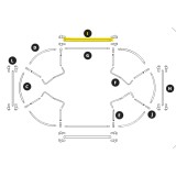 Ovalie 490 frame arc - reinforcement bar (length) Part I