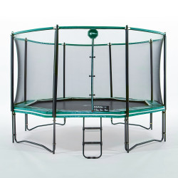 14ft Octopulse 430 Trampoline - Pack XL - Green