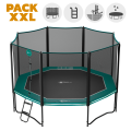 Trampoline Octopulse 430 - Pack XXL - Vert Trampoline Octopulse 430 - Pack XXL - Vert