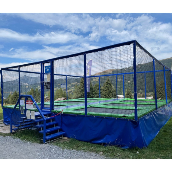 Trampoline AERO 365 pour professionnel - rectangle
