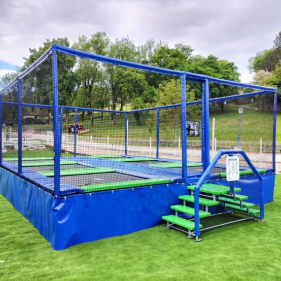 Trampoline AERO 365 pour professionnel - rectangle