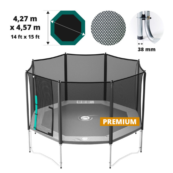 Filet premium avec 8 montants pour Octopulse 460 vert Filet premium avec 8 montants pour Octopulse 460 vert