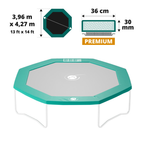 14ft Premium Waouuh frame pad - Green