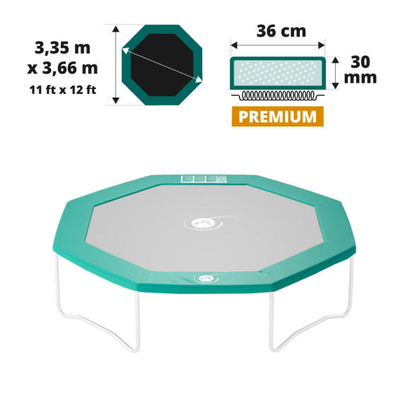 12ft Octopulse frame pad