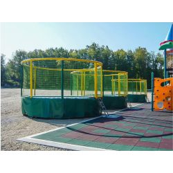 Trampoline Gallus - Vert / Jaune