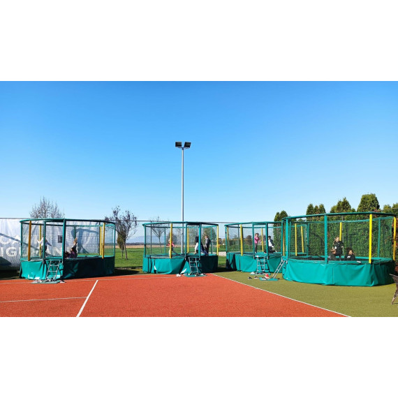 Trampoline Gallus - Vert / Jaune