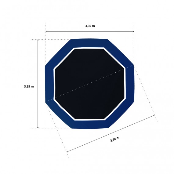 Filet textile premium pour trampoline Octopulse 360