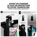 Filet textile premium pour trampoline Octopulse 460