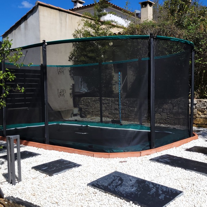 Trampoline Apollo Sport 500 - Enterré