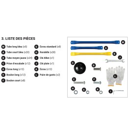 Spare parts for 6ft climbing dome