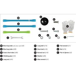 Spare parts for 12ft climbing dome