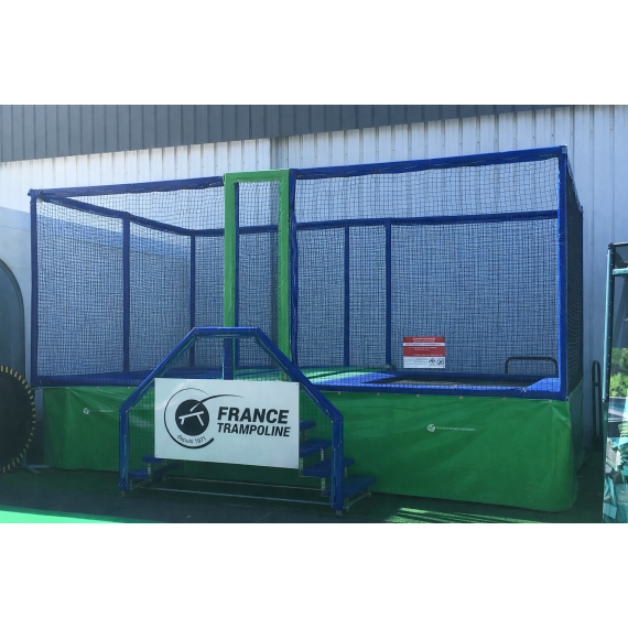 Trampoline AERO 265 pour professionnel - carré