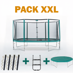 16ft Ovalie 490 trampoline - Pack XXL
