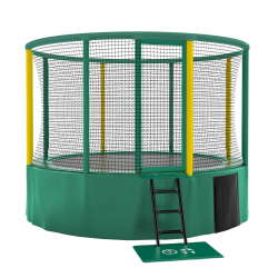 Trampoline Gallus - Vert / Jaune