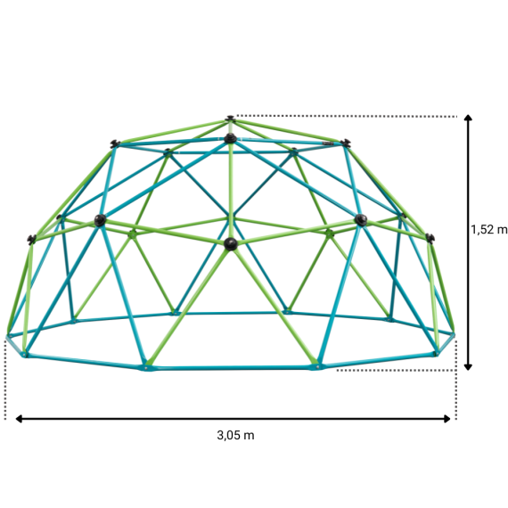 10ft climbing dome playground