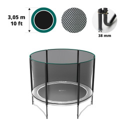 10ft. Premium net for Booster 300 trampoline with 6 posts