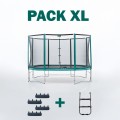 12ft Ovalie 360 Trampoline - Pack XL