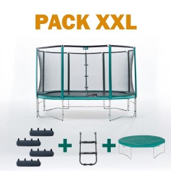 14ft Ovalie 430 trampoline - Pack XXL