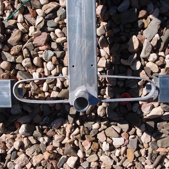 Structure acier galvanisé de la batterie de trampolines Aéro 265