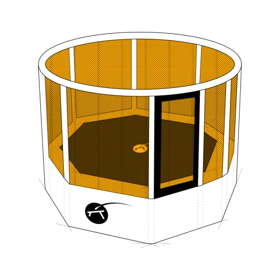 Filet de protection sur-mesure pour trampoline 