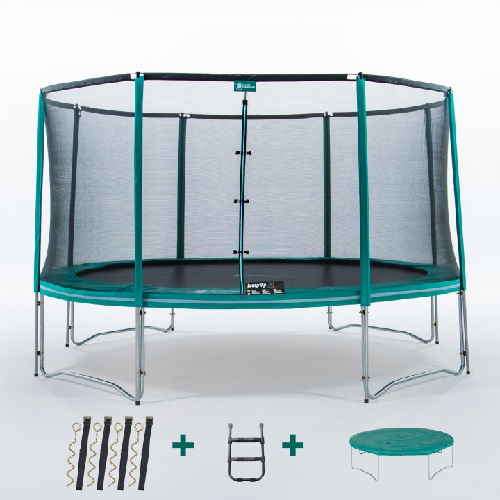 14ft Jump'Up 430 trampoline - Pack XXL