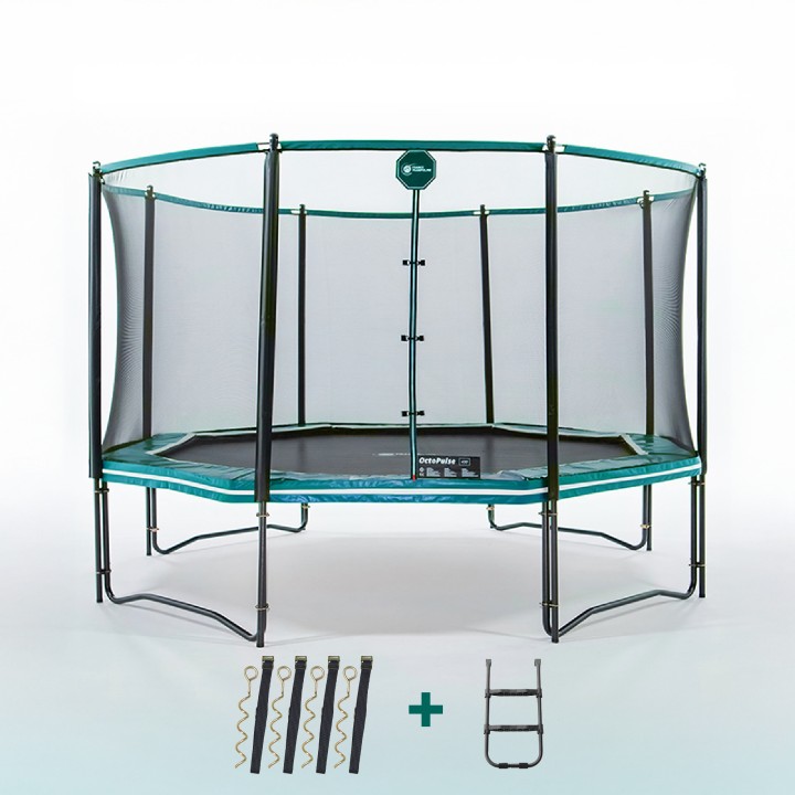 Trampoline Octopulse 390 - Pack XL - Vert