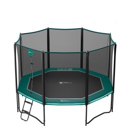 13ft Octopulse 390 Trampoline - Pack XXL - Green