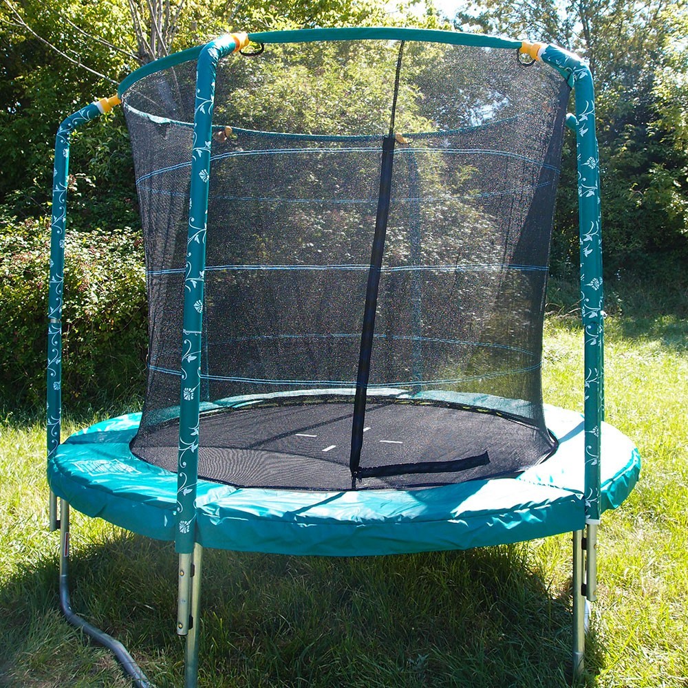 Trampoline Oxygen 180 avec filet de protection