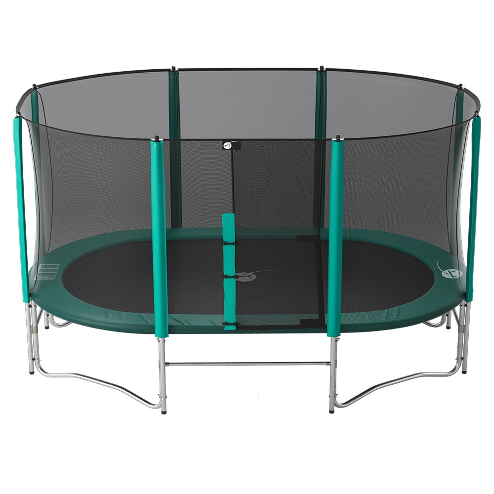trampoline france 16ft oval trampolines ladder safety