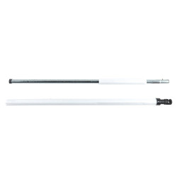 Complete 38 mm Ø net post for enclosure with fibre glass rods - P14