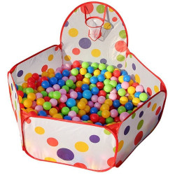 Piscine à balles enfant + 200 balles multicolores