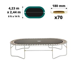 14ft Ovalie  jumping mat 