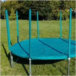 Installation de la bâche avec le filet