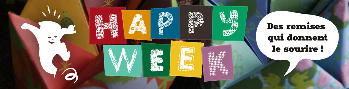 Happy week : des remises qui donnent le sourire !