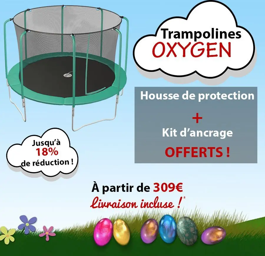 1 trampofoot offert ou 5% de réduction
