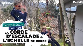 Corde d'escalade & échelle de corde pour parcours acrobatique - Présentation client du produit