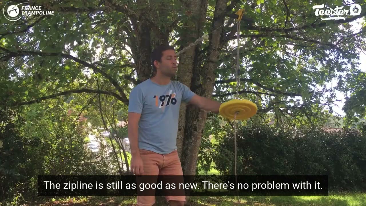 Indiana zip line from France Trampoline - 3 months experience