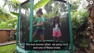 Trampoline Jump Up 250 from France Trampoline - Experience after 3 months