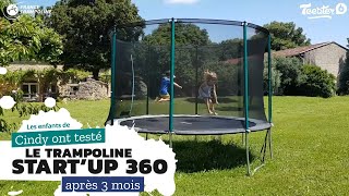 Trampoline de jardin pour enfant et sportifs Start Up 360 - Expérience après 3 mois