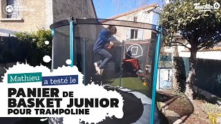 Panier de basket junior pour trampoline de jardin - Présentation client du produit