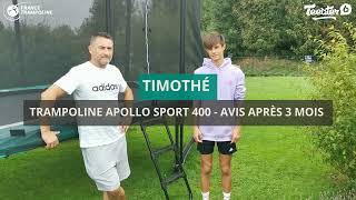 Trampoline Pack Apollo Sport 400 from France Trampoline - Experience after 3 months