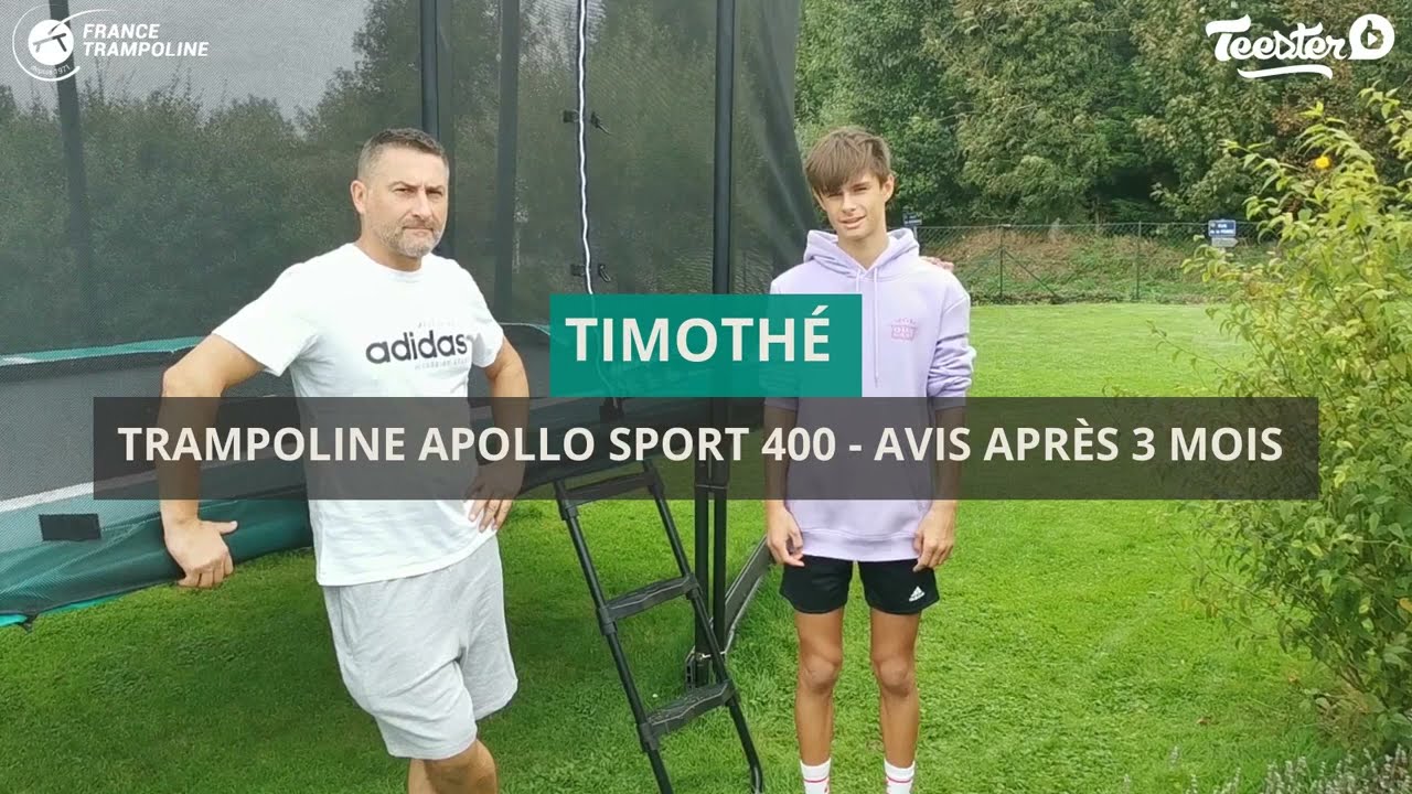 Trampoline Pack Apollo Sport 400 from France Trampoline - Experience after 3 months