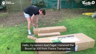 Garden Trampoline Pack Boost Up 300 from France Trampoline - Unboxing & Reviews