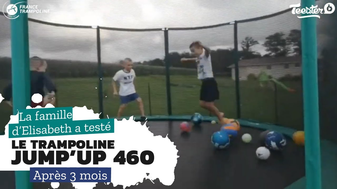 Trampoline Jump Up 460 de chez France Trampoline - Expérience après 3 mois