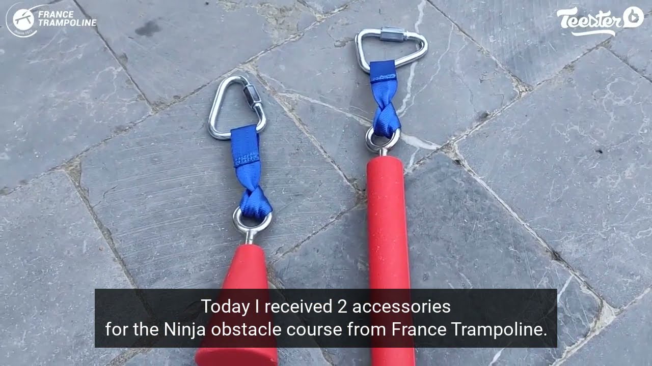 Ninja Course + Slackline - Unboxing and use of accessories