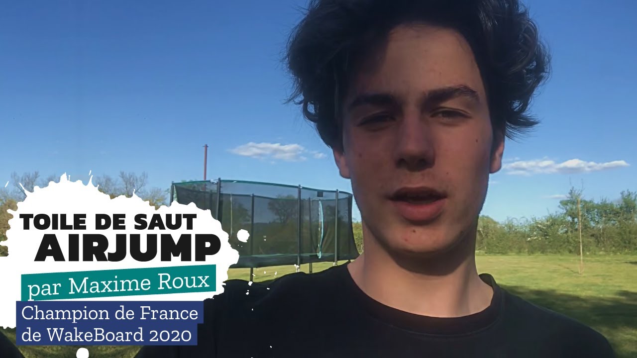 Maxime Roux teste la toile AirJump pour France Trampoline 💥