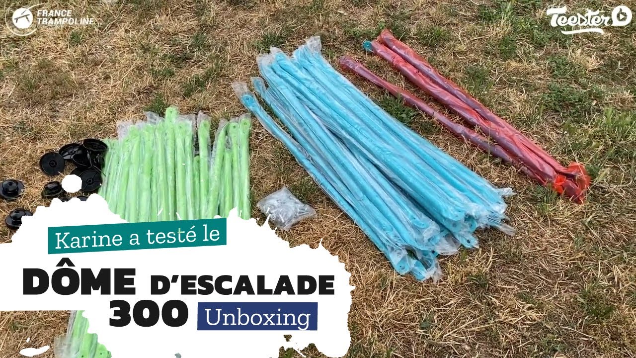 Dôme d'escalade 300m de France Trampoline - Unboxing